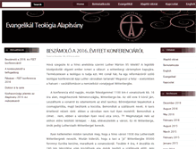 Tablet Screenshot of evangelikal.hu